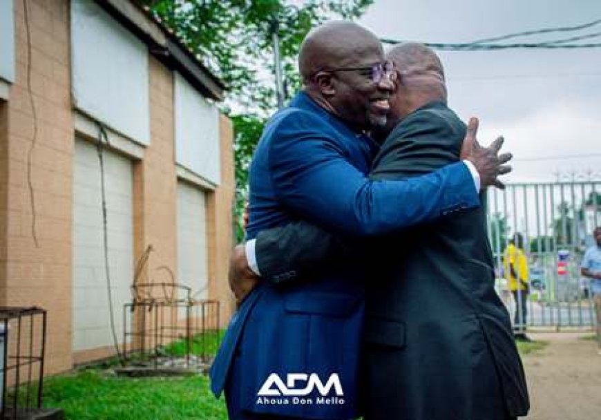 Présidentielle 2025 : Ahoua Don Mello poursuit ses consultations avec Charles Blé Goudé