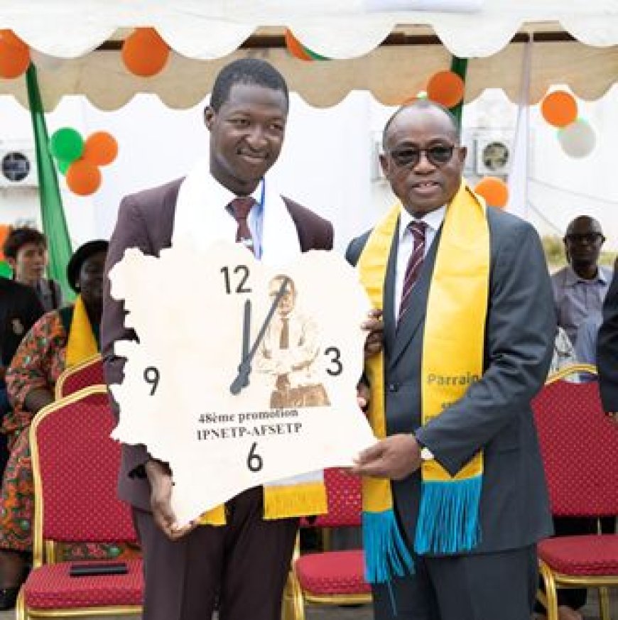Sortie de la 48ème promotion des formateurs de l'IPNETP : Le ministre N'Guessan Koffi réaffirme l'engagement du gouvernement à valoriser l'enseignement technique et professionnel