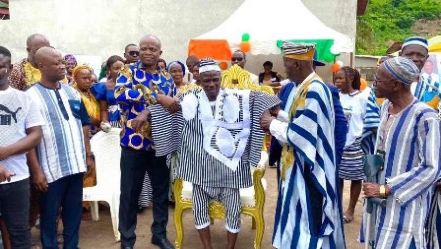 Man / Intronisation du chef du quartier Maroc : Dr Tia Andre, parrain au nouveau chef « Tu dois traduire les valeurs de paix et de vivre ensemble prônées par le président Alassane »