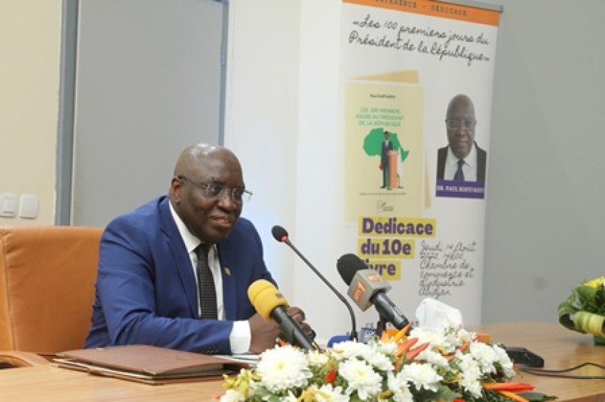 Dr Koffi Koffi Paul publie son dixième ouvrage : Les 100 premiers jours du Président de la République