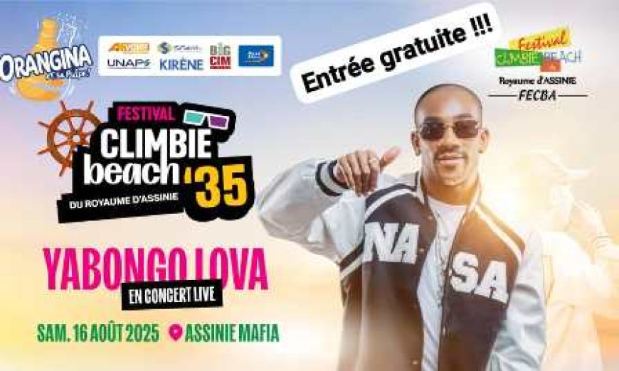 Festival Climbié Beach : Yabongo Lova prend le relais pour un show 100 % zouglou