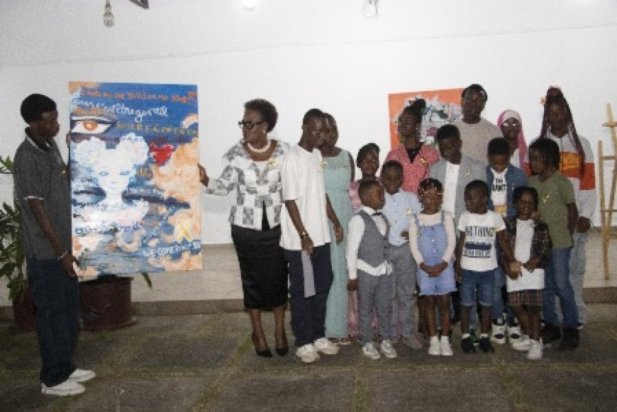 Vernissage caritatif: 950 000 FCFA mobilisés pour la lutte contre le cancer pédiatrique