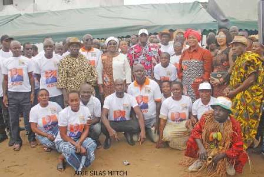 Vieil-Aklodj : 118 nouveaux militants rejoignent le RHDP