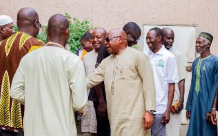 Anyama : Le coordinateur principal du RHDP, Amidou Sylla, confie aux populations du quartier Palmeraie la candidature du président Ouattara