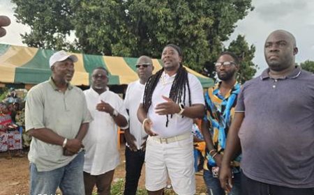 Tafiré : Les personnes en situation d’handicap, les malades de l’hôpital de Tafiré comblé par leur fils, Traoré Hamed