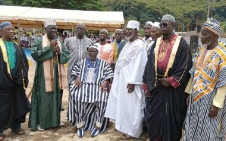 Man / Cohésion et foi : L’imam Sedia Lucien Yassine officiellement investi à la tête de Nour Al Hikma