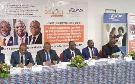 Le GEPCI et le FDFP procèdent au lancement de la formation de 132 professionnels des medias