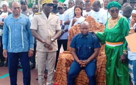 Séguéla : Cérémonie d'investiture du nouveau président de la jeunesse communale