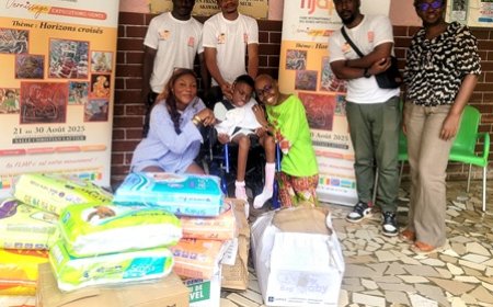 Bonoua : La FIJAP allie art et charité pour les enfants en situation de handicap