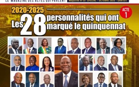 Magazine ‘’Les Valeurs de la République’’ : 28 figures du quinquennat 2020-2025 à l’honneur, avec un focus sur Sa Majesté Tiémoko Yadé