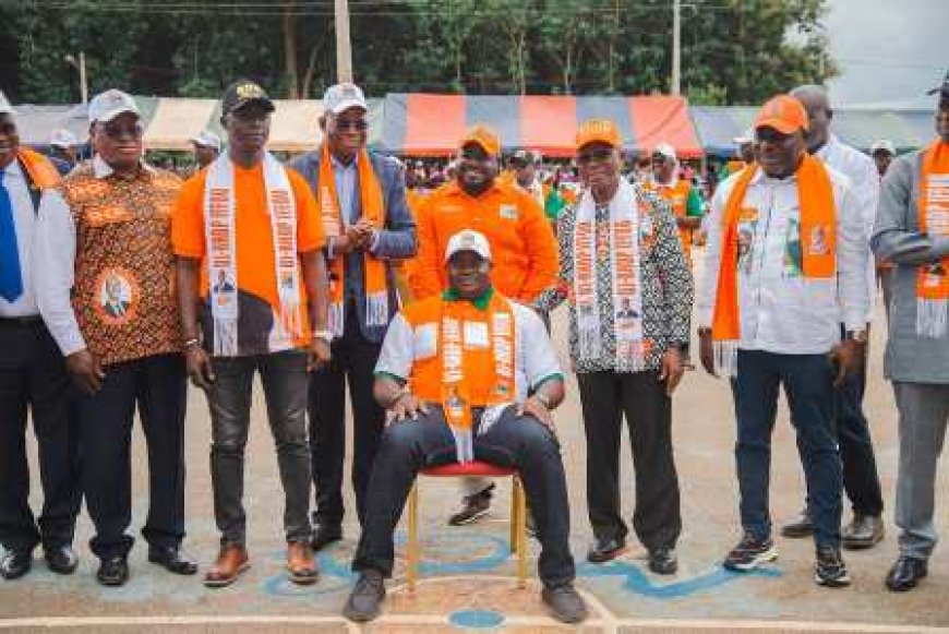 À Prikro : L’UJ-RHDP lance l’offensive de terrain pour offrir un second mandat à Alassane Ouattara dans la 3ᵉ République