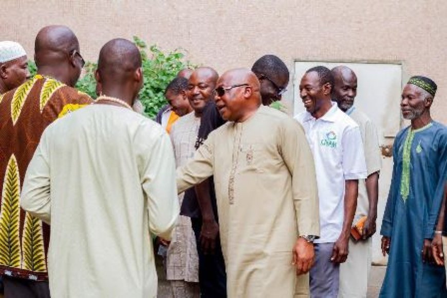 Anyama : Le coordinateur principal du RHDP, Amidou Sylla, confie aux populations du quartier Palmeraie la candidature du président Ouattara