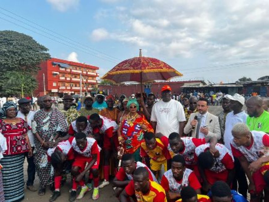 FENA-SPORT : Sa Majesté Nanan Kyeremaa Abrafi Koto ouvre la 5éme Coupe d’Afrique des Nations d’Anoumabo