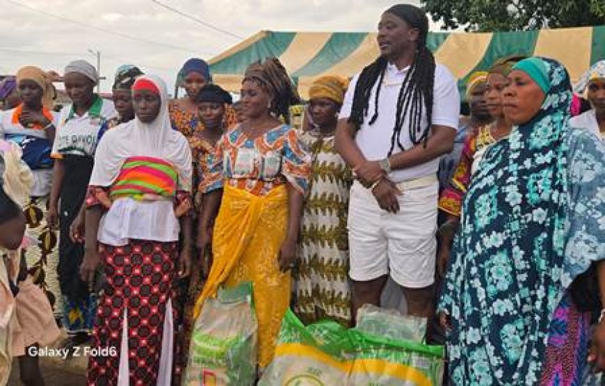 Tafiré : Les personnes en situation d’handicap, les malades de l’hôpital de Tafiré comblé par leur fils, Traoré Hamed