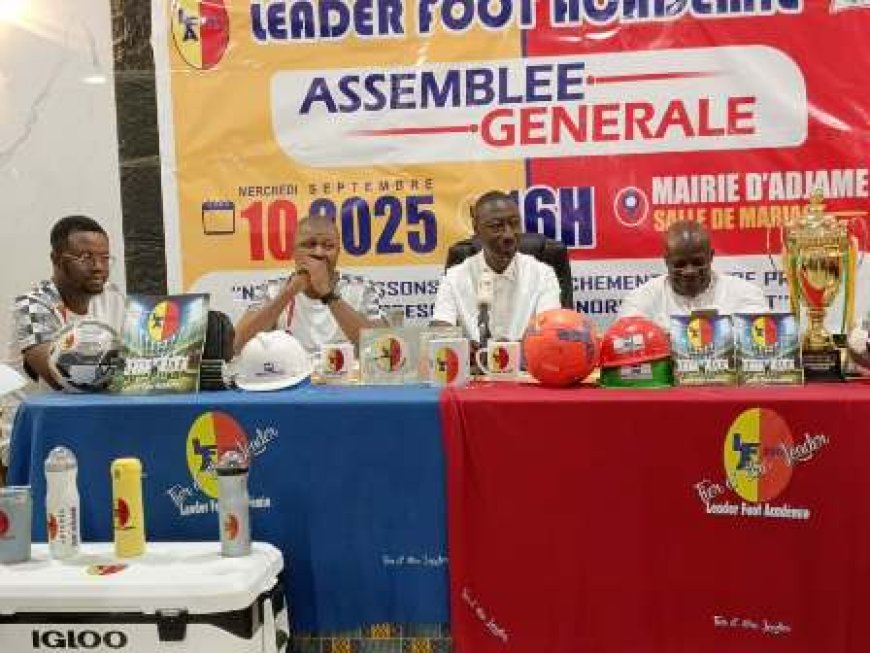 Leader Foot Académie : Une première Assemblée générale placée sous le signe du bilan et de la projection