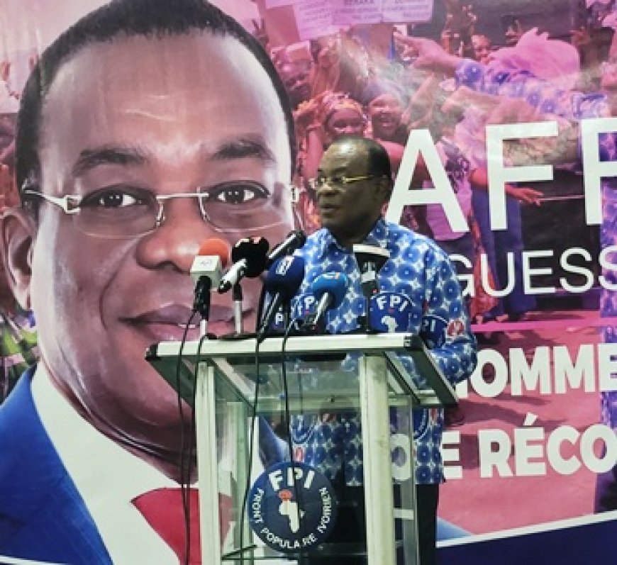 Présidentielle 2025 : Pascal Affi N’Guessan dénonce sa radiation de la liste électorale