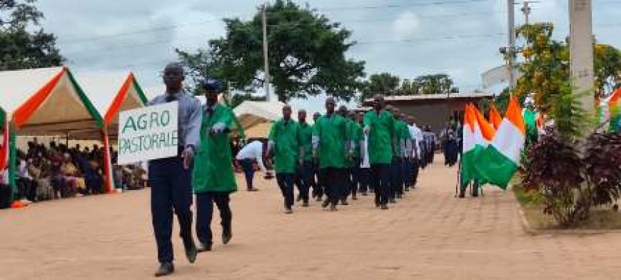 Bouaké : 650 stagiaires volontaires des Centres de Service Civique achèvent leur formation