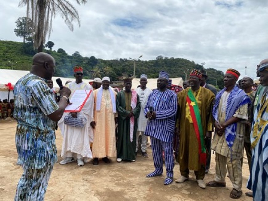 Tonkpi : Ouedraogo  Daouda intronisé chef central de la communauté burkinabé