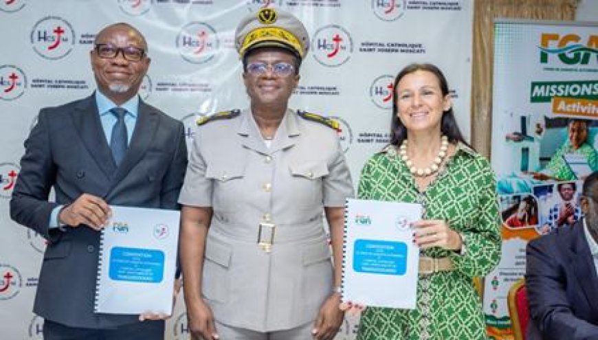 Prise en charge des victimes d'accidents routiers : Le Fonds de Garantie automobile et l'hôpital Saint Joseph Moscati de Yamoussoukro signent un partenariat