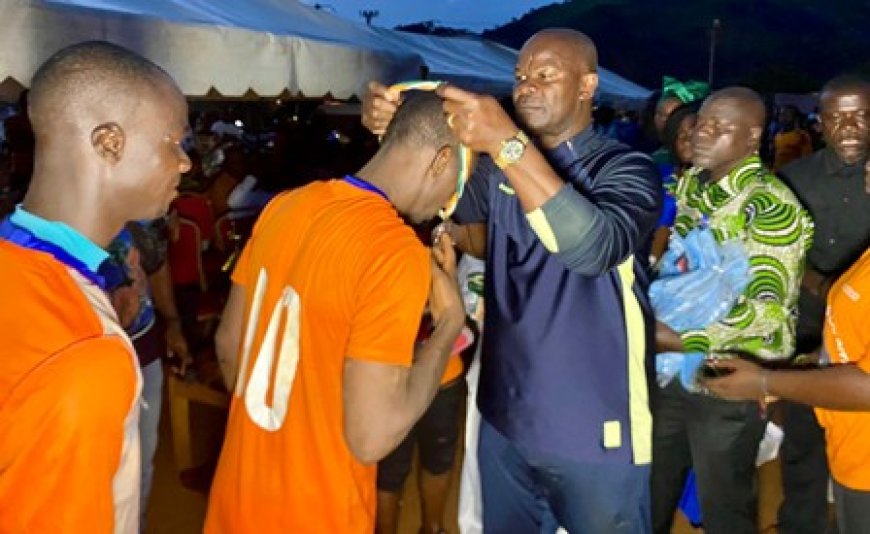 Man / Finale de la 4ᵉ édition de la League Manois : Dr Tia André et le colonel Bleu Charlemagne appellent à la paix et à la cohésion sociale