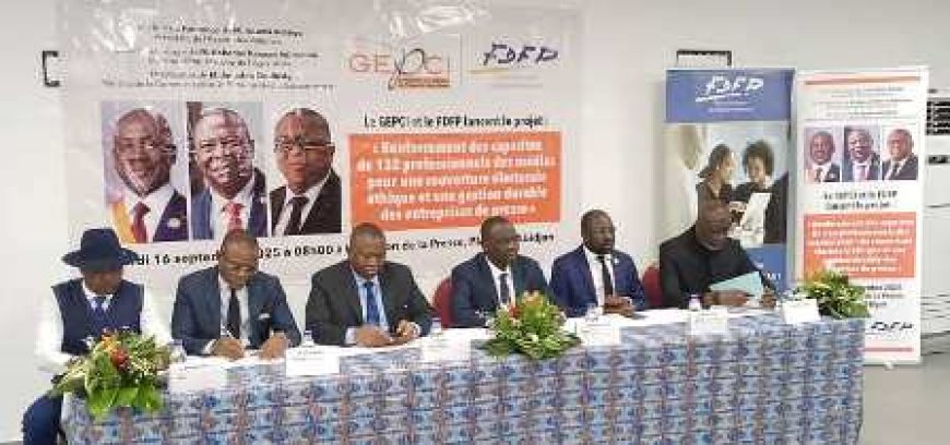 Le GEPCI et le FDFP procèdent au lancement de la formation de 132 professionnels des medias