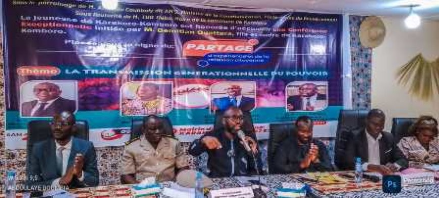 Karakoro / Conférence citoyenne : Dr Arthur Banga éclaire sur la transmission générationnelle du pouvoir