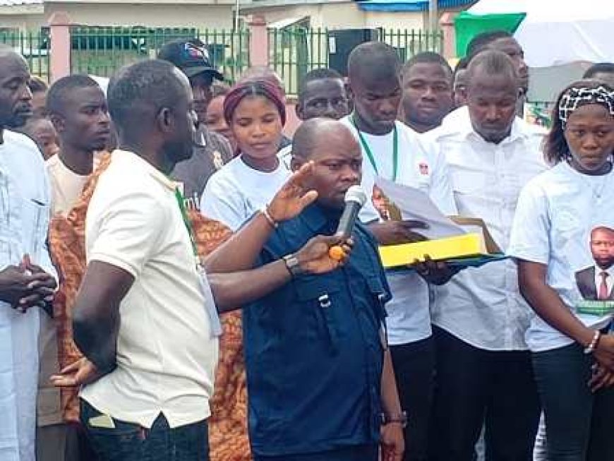 Séguéla : Cérémonie d'investiture du nouveau président de la jeunesse communale