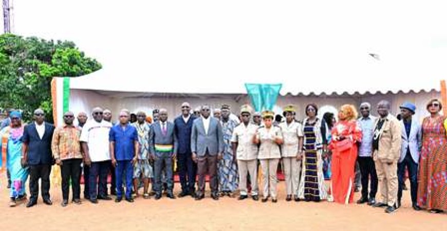 Le Ministre Amédé Koffi Kouakou  défenseur du Président OUATTARA en mission pour la paix et la cohésion sociale dans le Grand Centre