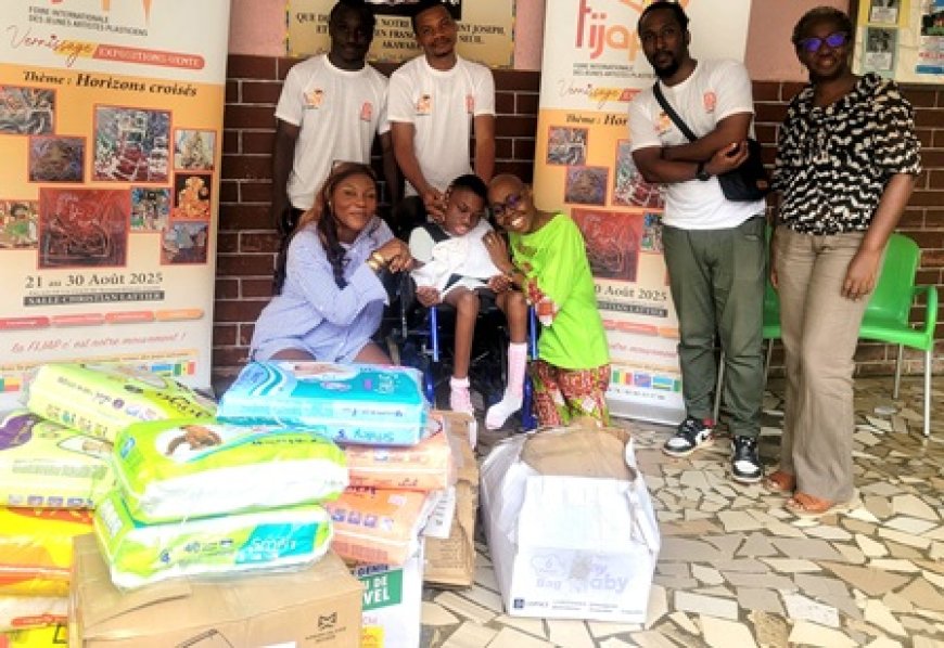 Bonoua : La FIJAP allie art et charité pour les enfants en situation de handicap