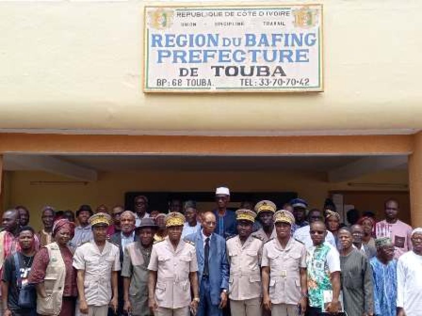 Touba: Le médiateur délégué Sanogo Al-Hassana sensibilise les leaders d'opinion pour des élections apaisées