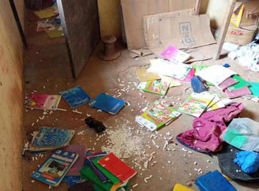 SINEMATIALI : Cambriolage dans une école primaire, voici le message laissé par les voleurs