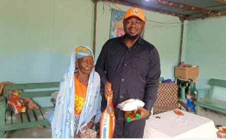 Bouaké : Konan Fabrice soutient les femmes à travers une distribution de vivres