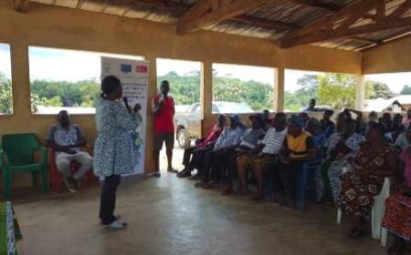 San-Pedro : Le CRDH sensibilise le village de Gbôro sur les missions du CNDH et les élections apaisées