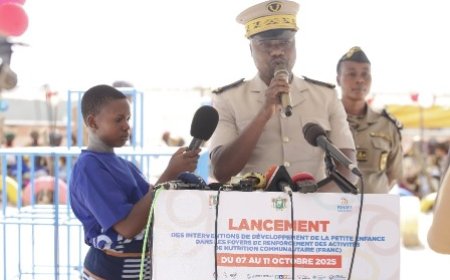 District des Savanes : Lancement officiel du programme de développement de la petite enfance à Labeguekaha