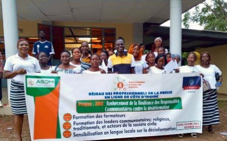 Man : Des leaders communautaires outillés contre la désinformation