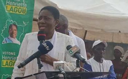 Présidentielle 2025 : En campagne à Bouaké, Henriette Lagou prône la paix et une économie inclusive