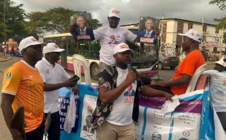 Yopougon/Campagne Présidentielle: La caravane RHDP mobilise pour le  1 “coup KO” du Président Alassane Ouattara