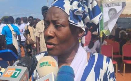 Présidentielle 2025 : Henriette Lagou appelle au vote en faveur d'une femme à Korhogo