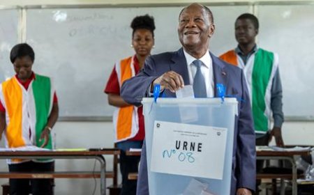 Présidentielle 2025 : Le couple présidentiel a voté à Abidjan