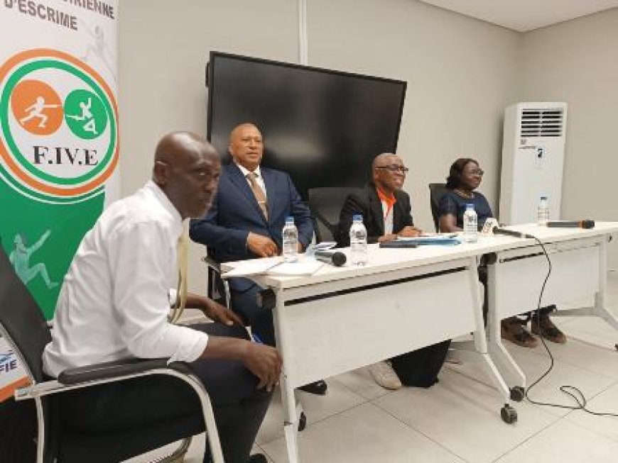 Escrime : Le Président Zadi Théodore prépare le terrain pour le Championnat d'Afrique 2026 à Abidjan