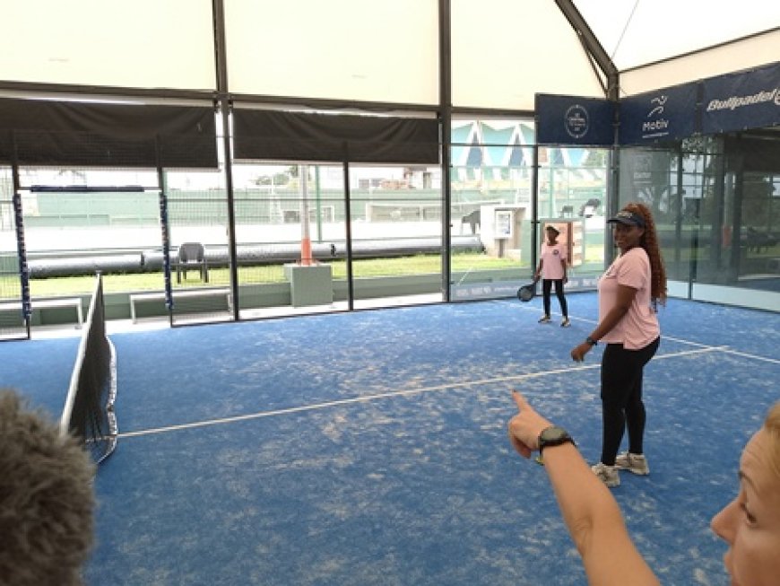 Les journalistes connaissent  désormais les dimensions de l’aire de jeu du Padel