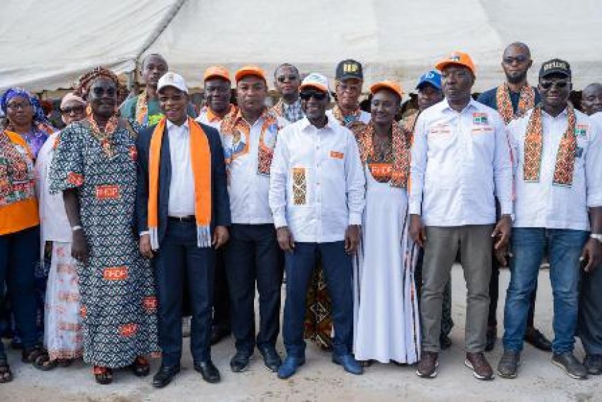 Présidentielle 2025 : Adama Bictogo lance la dynamique de terrain à Yopougon