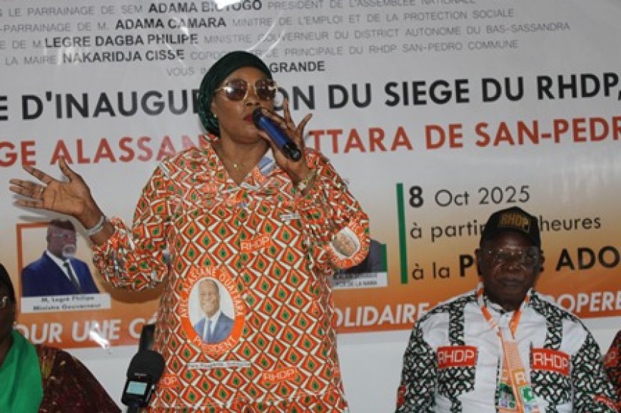 Le RHDP mise sur le bilan d’Alassane Ouattara pour séduire les électeurs de San-Pedro