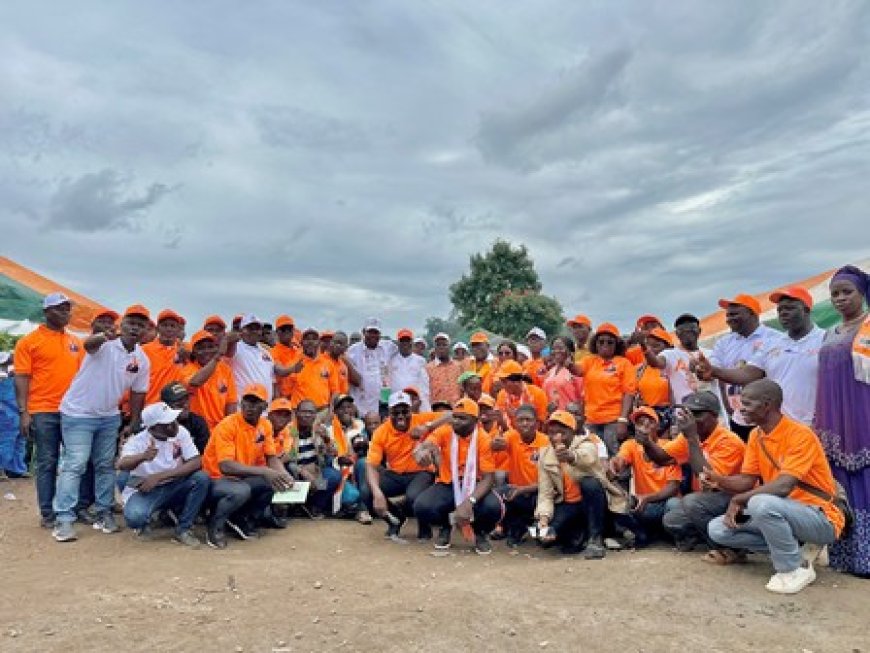 Biankouma sous-préfecture : Le RHDP lance sa campagne dans la ferveur populaire