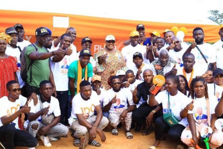 Présidentielle : Vague de ralliements à Guiglo pour le RHDP, Anne Ouloto promet la victoire