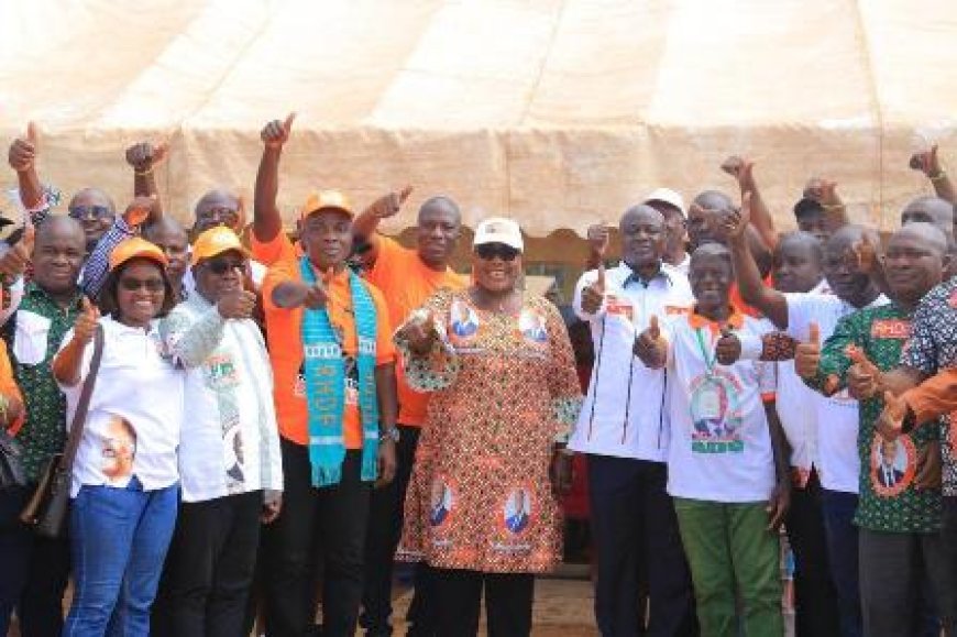 Présidentielle : Vague de ralliements à Guiglo pour le RHDP, Anne Ouloto promet la victoire