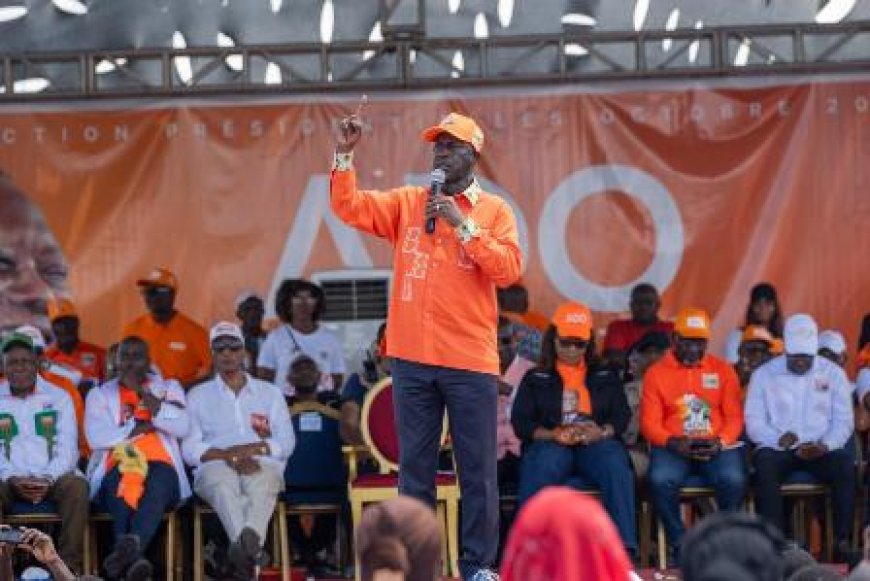 Campagne Présidentielle à Gagnoa – Oumé : Bictogo Adama mobilise pour le 1 coup KO d'Alassane Ouattara