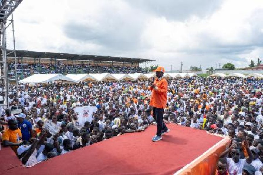 Campagne Présidentielle à Gagnoa – Oumé : Bictogo Adama mobilise pour le 1 coup KO d'Alassane Ouattara