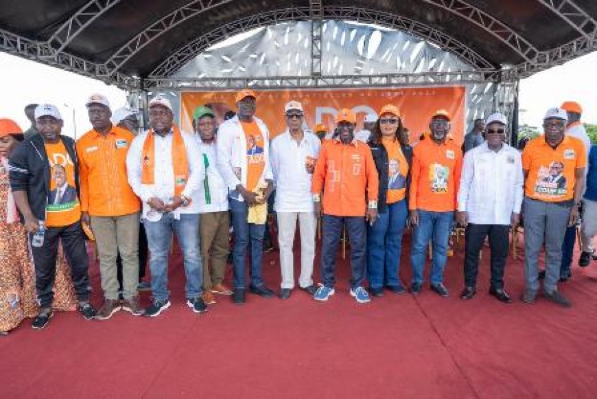 Campagne Présidentielle à Gagnoa – Oumé : Bictogo Adama mobilise pour le 1 coup KO d'Alassane Ouattara