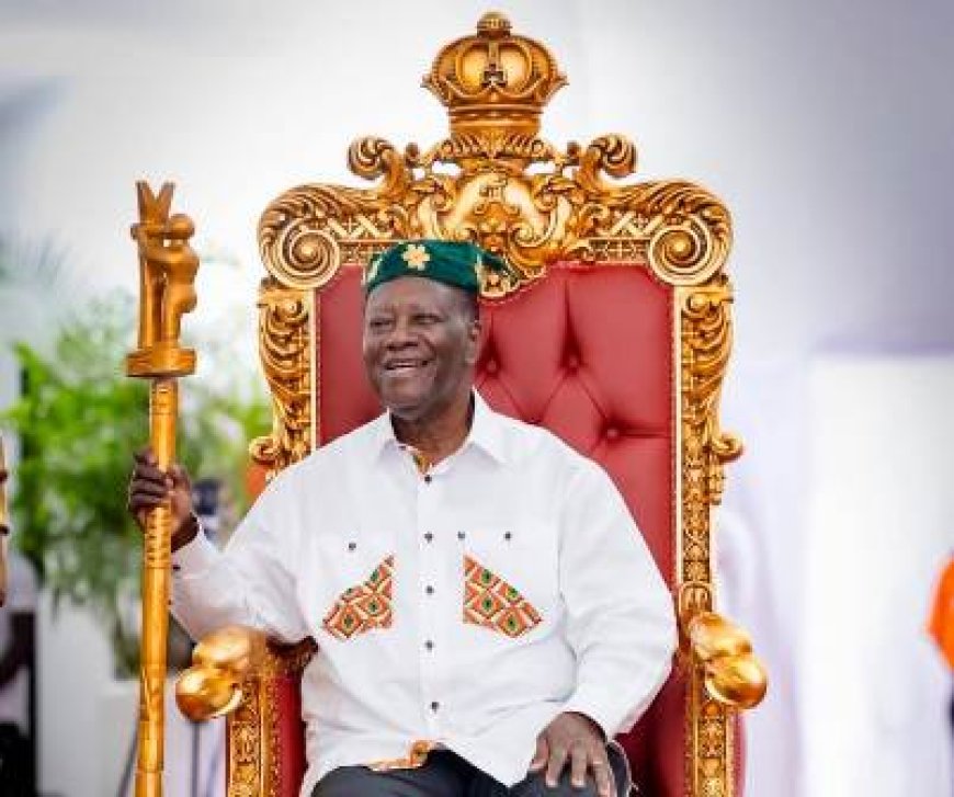 Campagne 2025 : Alassane Ouattara, intronisé Nanan « Yao Afri Yé » à Bondoukou